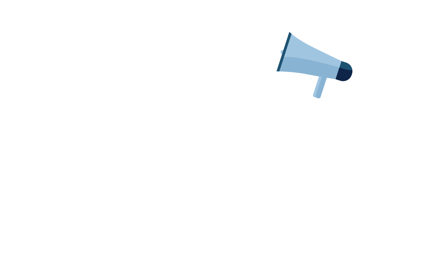 Megaphone illustration