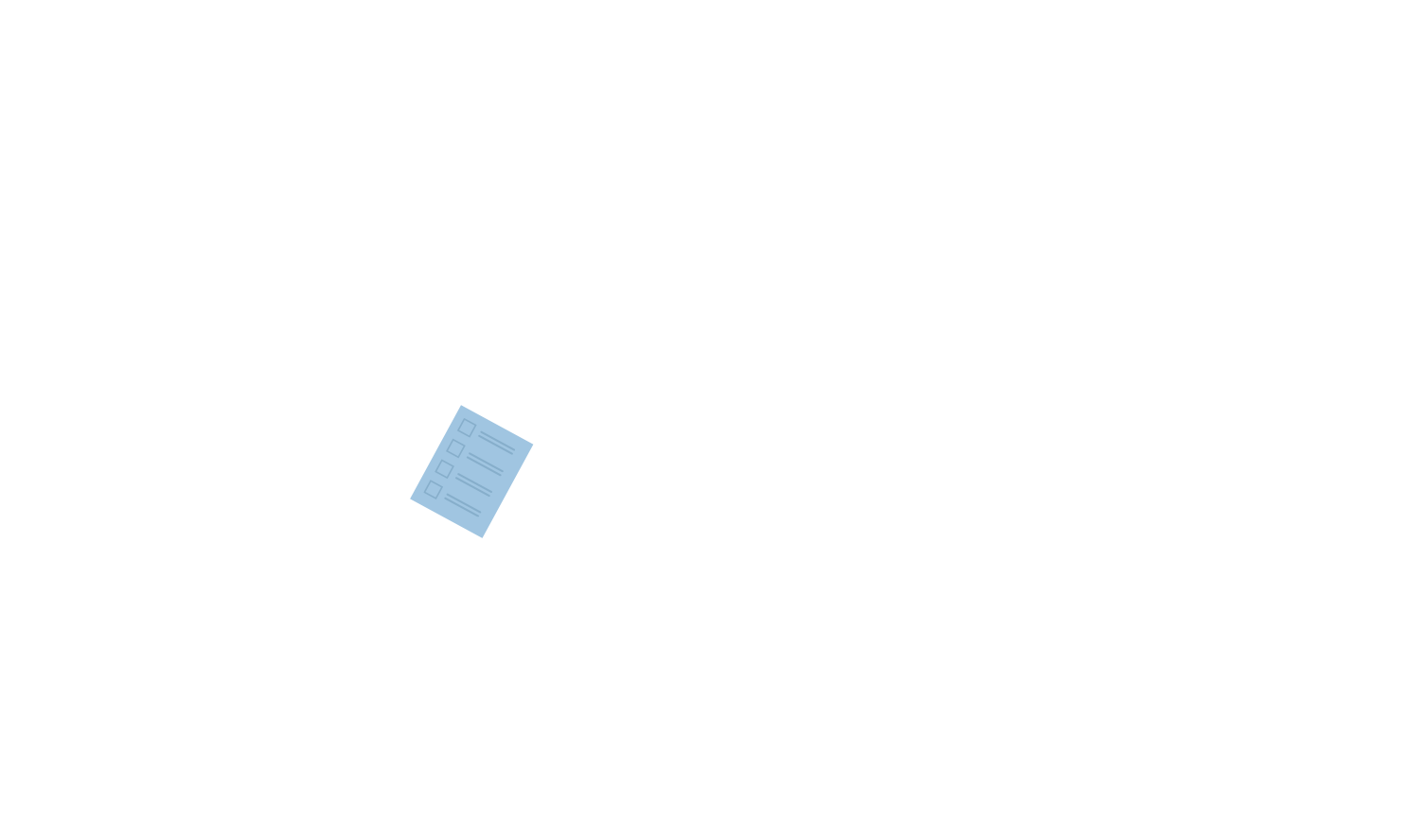 ballot blue illustration
